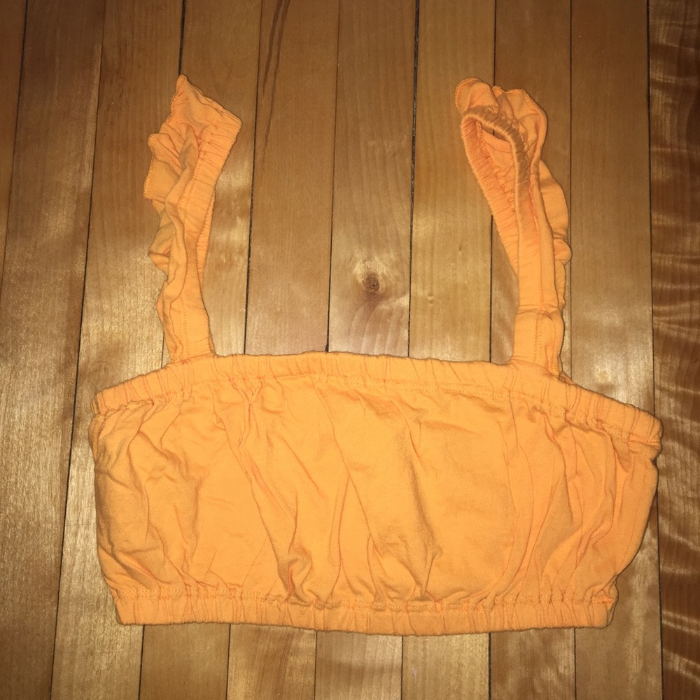 ruffled crop top